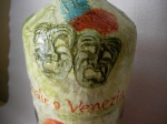 Bottle decoupage Carnival