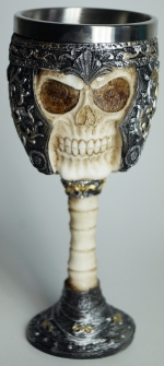 Cup skull goblet