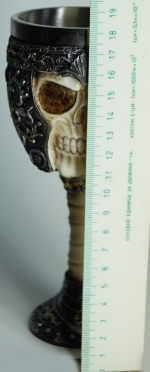 Cup skull goblet