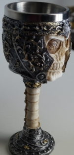 Cup skull goblet