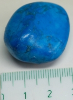 Natural stone aquamarine
