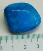 Natural stone aquamarine