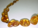 Necklace natural amber