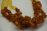 Necklace natural amber