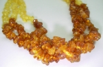 Necklace natural amber