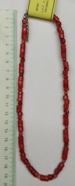 Necklace natural coral