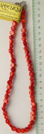Necklace natural corals