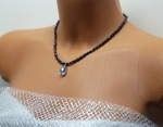 Necklace Crystals Metal