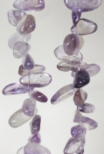 Necklace natural amethyst