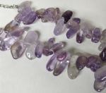 Necklace natural amethyst