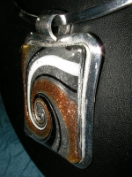 Painted necklace