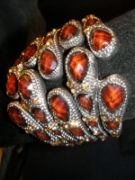 Bracelet peacock's tail