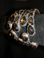 Bracelet peacock's tail