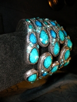 Bracelet peacock's tail