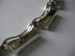 Bracelet silver colored pearl