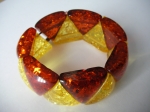 Bracelet imitation amber
