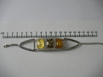 Bracelet imitation amber
