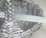 Paper wicker basket