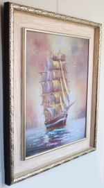 Painting Picture Ship Impression