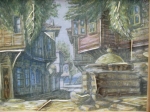 Picture Old Houses painting