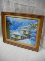 Picture Winter landscape painting