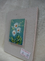 Picture with flowers painting
