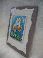 Picture with flowers painting