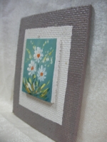 Picture with flowers painting