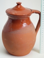 Ceramic pot of beans