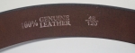 Leather belt 118 cm