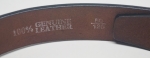Leather belt 119 cm
