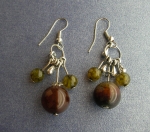 Earrings Agate
