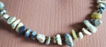 Necklace natural stone jasper