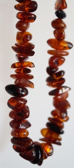 Necklace natural amber
