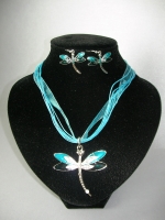 Necklace and earrings