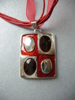 Necklace and earrings