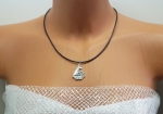 Necklace boat ship