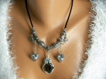 Necklace pendant hearts