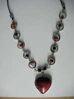 Necklace pendant heart