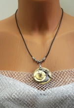 Колие Медальон Висулка Steampunk