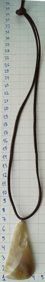 Necklace horn and hoof