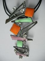 Set necklace with earrings