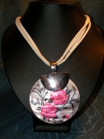 Set necklace with earrings