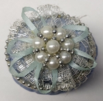 Jewelry box, round porcelain little box