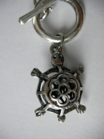 Medallion turtle metal