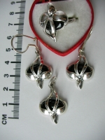 Pendant - an oval transverse leaf