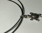 Medallion pendant necklace turtle