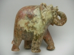 Marble elephant, stone