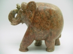 Marble elephant, stone