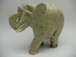 Marble elephant, stone